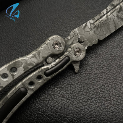 CSGO Maple Leaves Butterfly Knife Trainer Maple Leaves Skin Balisong Trainer