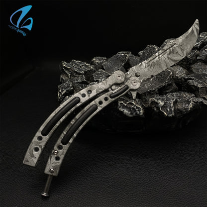 CSGO Maple Leaves Butterfly Knife Trainer Maple Leaves Skin Balisong Trainer