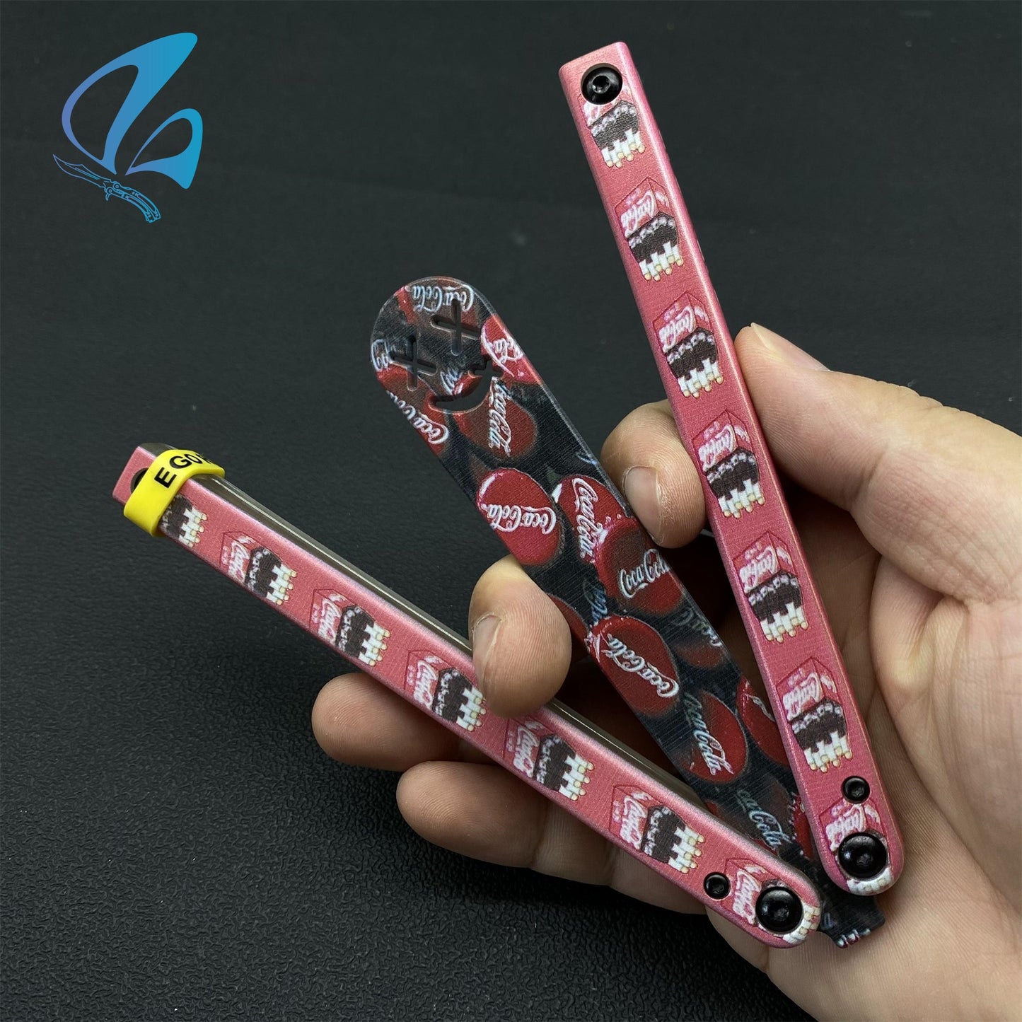 PC Balisong Trainer 3D Printed Image Butterfly Trainers