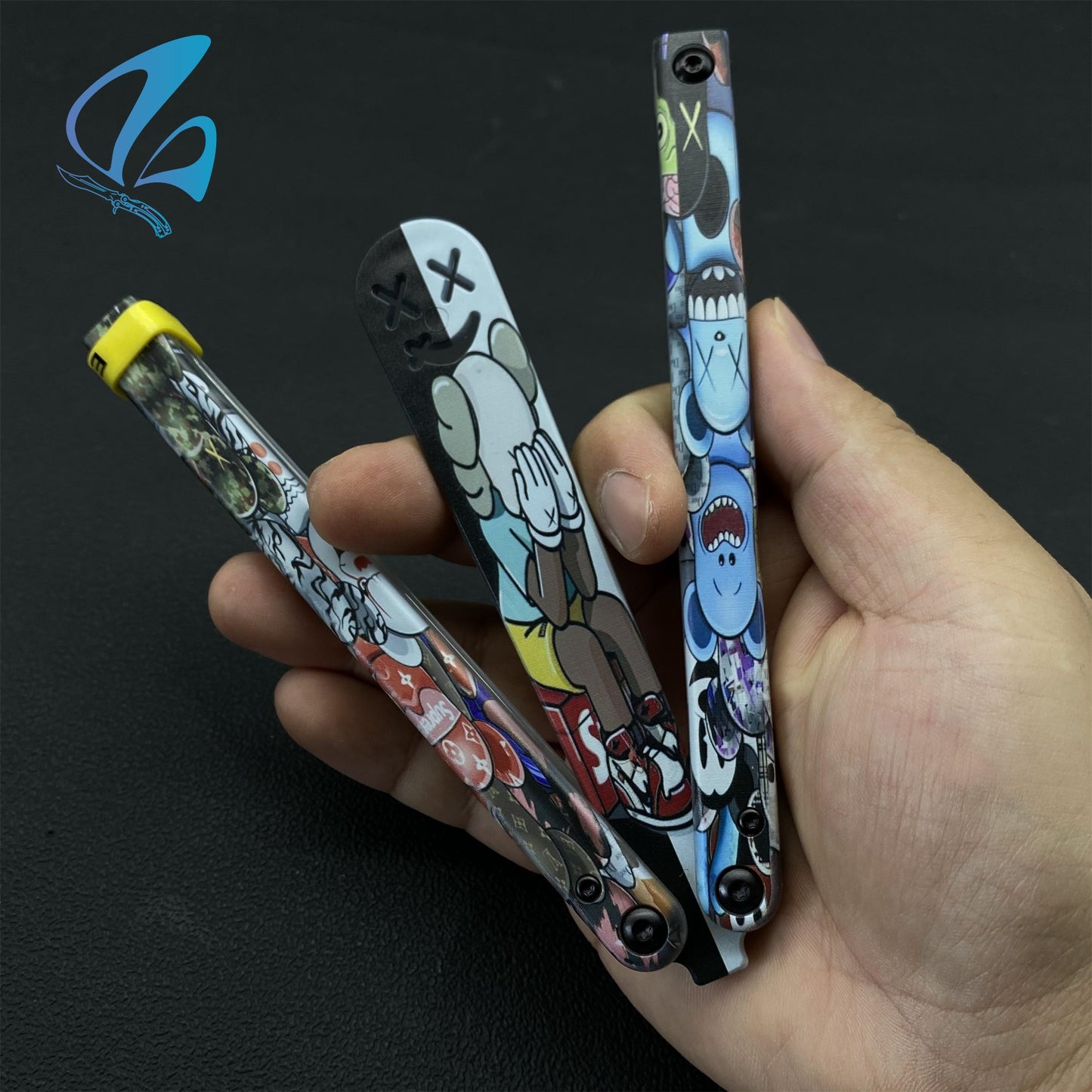 PC Balisong Trainer 3D Printed Image Butterfly Trainers