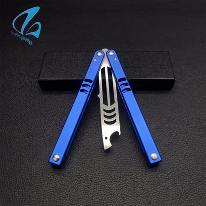 CNC Shark Head Balisong Trainer Butterfly Knife Trainer Bottle Opener