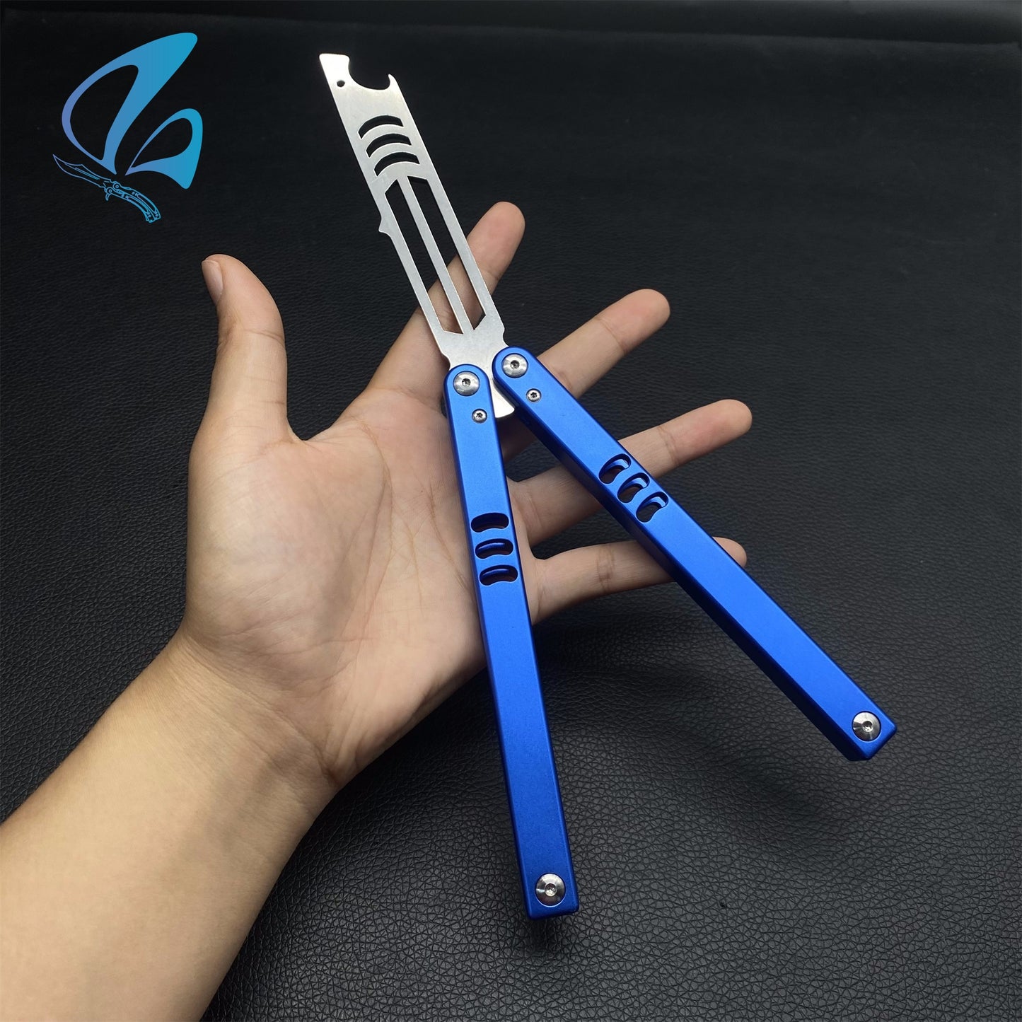 CNC Shark Head Balisong Trainer Butterfly Knife Trainer Bottle Opener