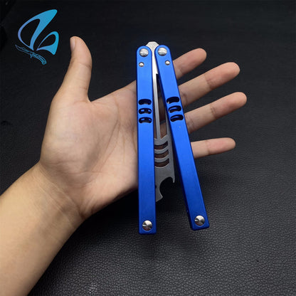 CNC Shark Head Balisong Trainer Butterfly Knife Trainer Bottle Opener