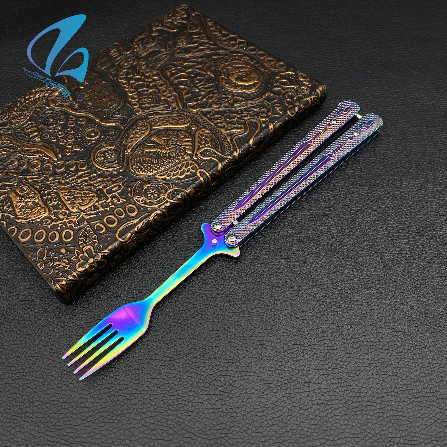 Creative Outdoor Fork Spoon Balisong Trainer