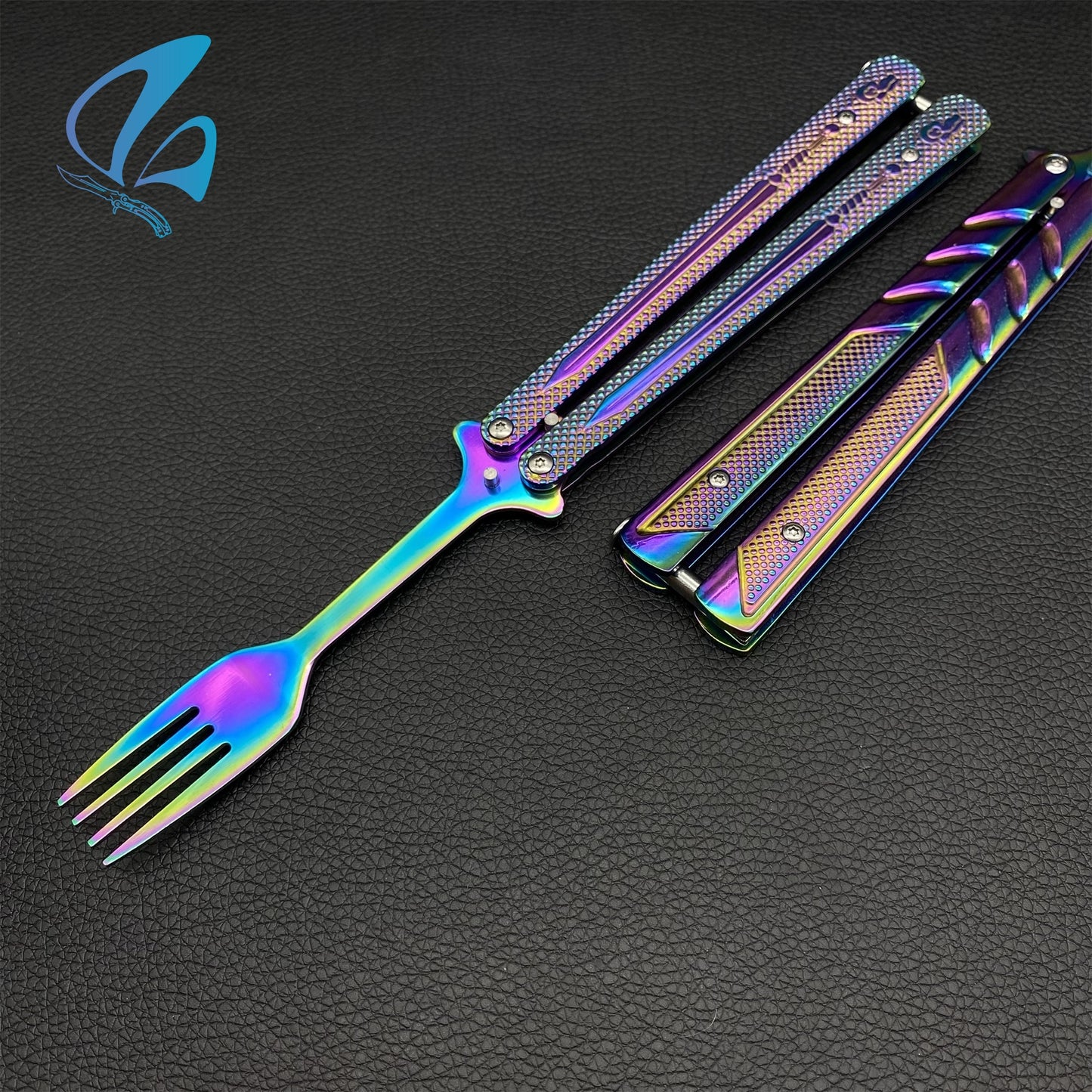 Creative Outdoor Fork Spoon Balisong Trainer