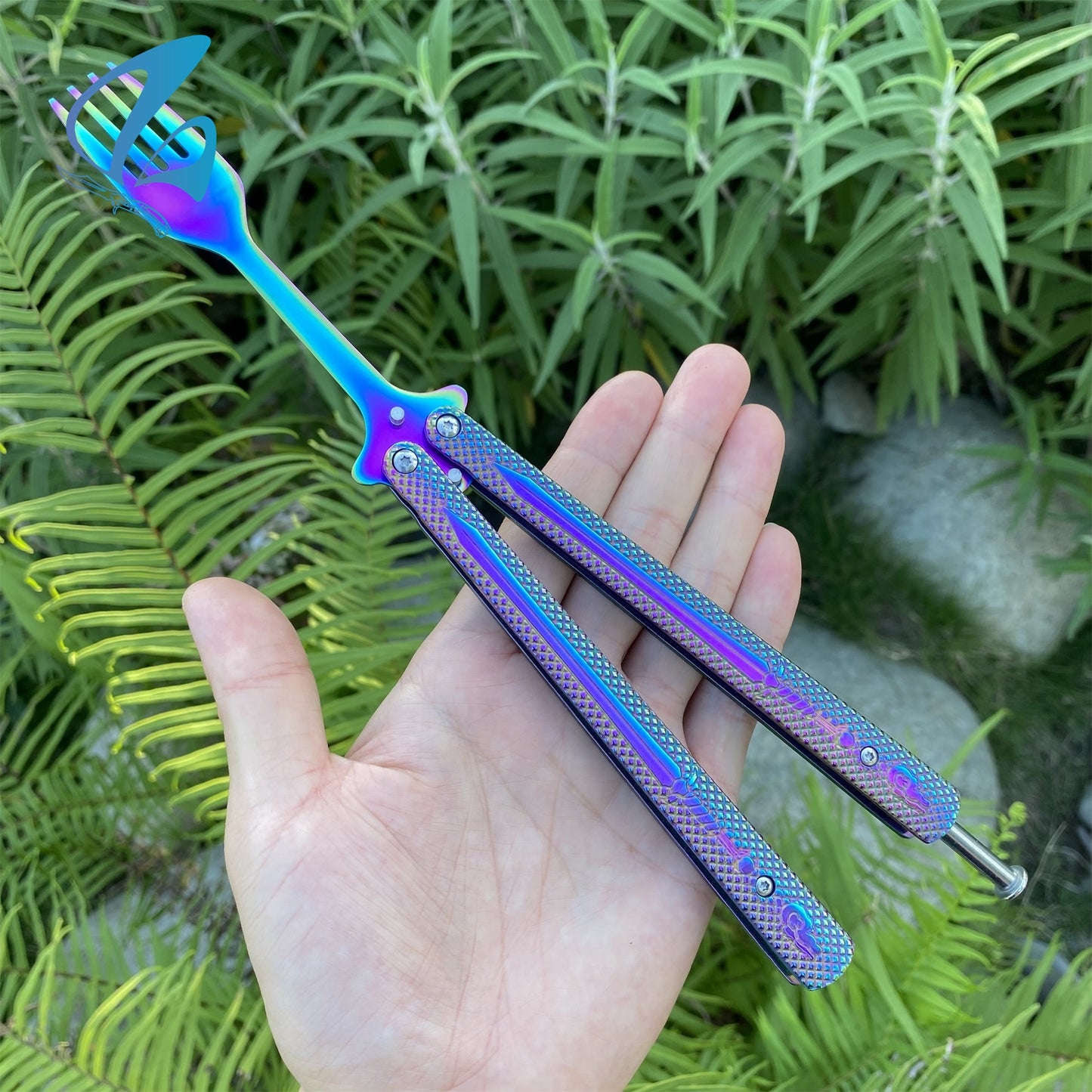 Creative Outdoor Fork Spoon Balisong Trainer