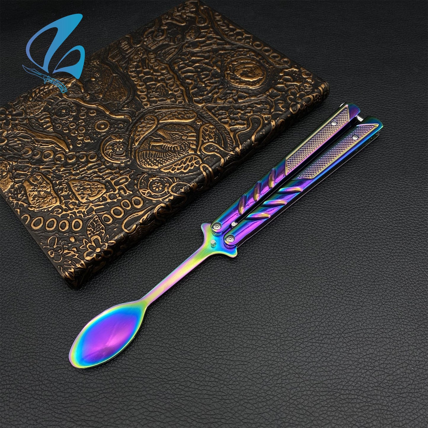 Creative Outdoor Fork Spoon Balisong Trainer