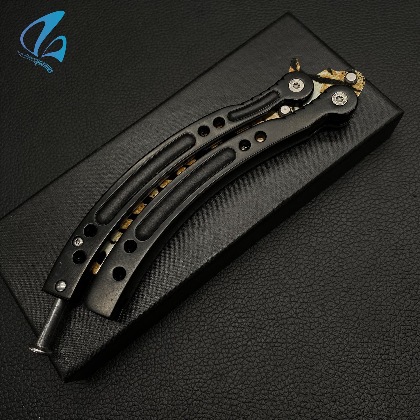 CSGO Bengal Tiger Butterfly Knife Trainer Bengal Tiger Skin Balisong Trainer