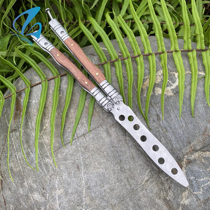 Wooden Handle Balisong Trainer For Beginners