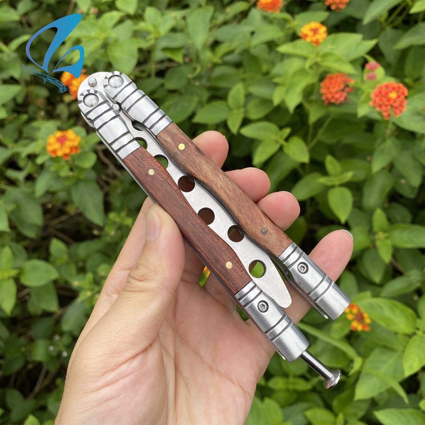 Wooden Handle Balisong Trainer For Beginners