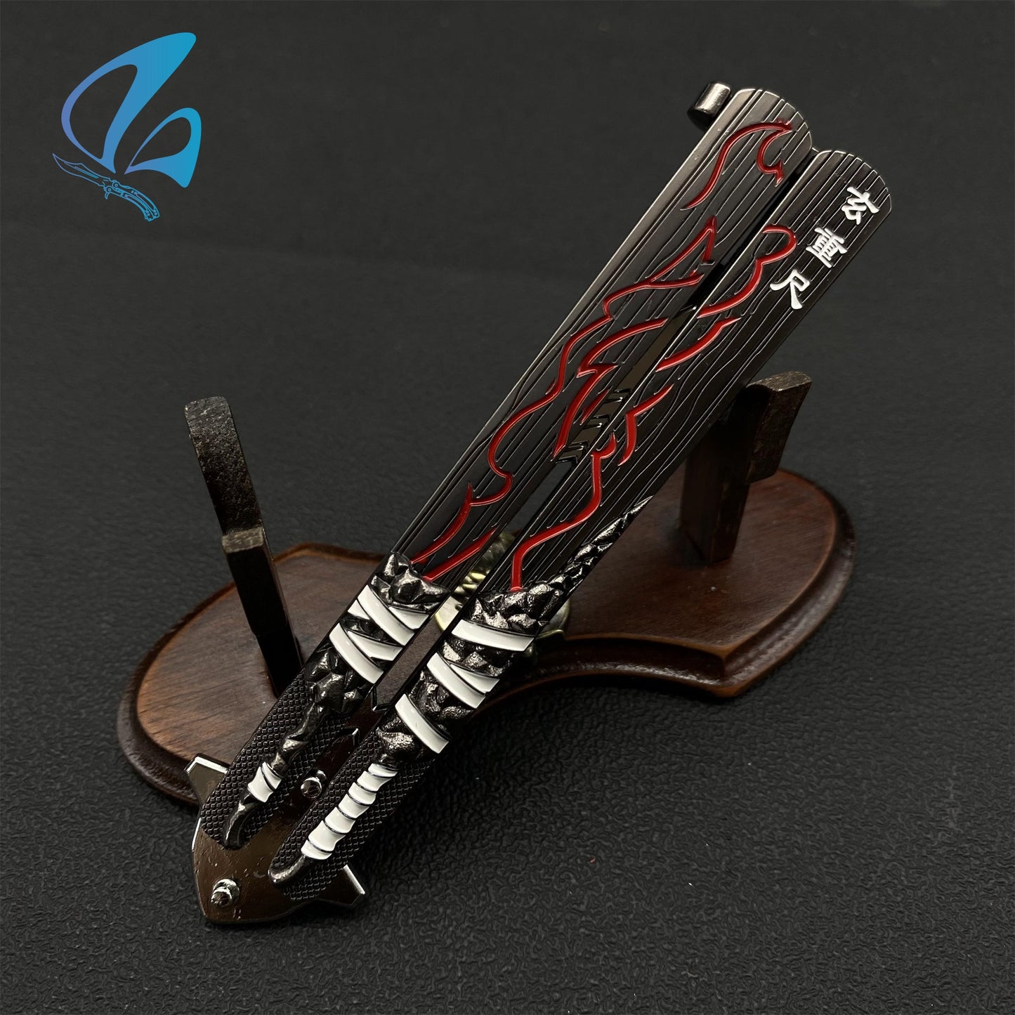 Xuanchongchi Butterfly Knife Cool Sword Balisong Fan Art For Display Only