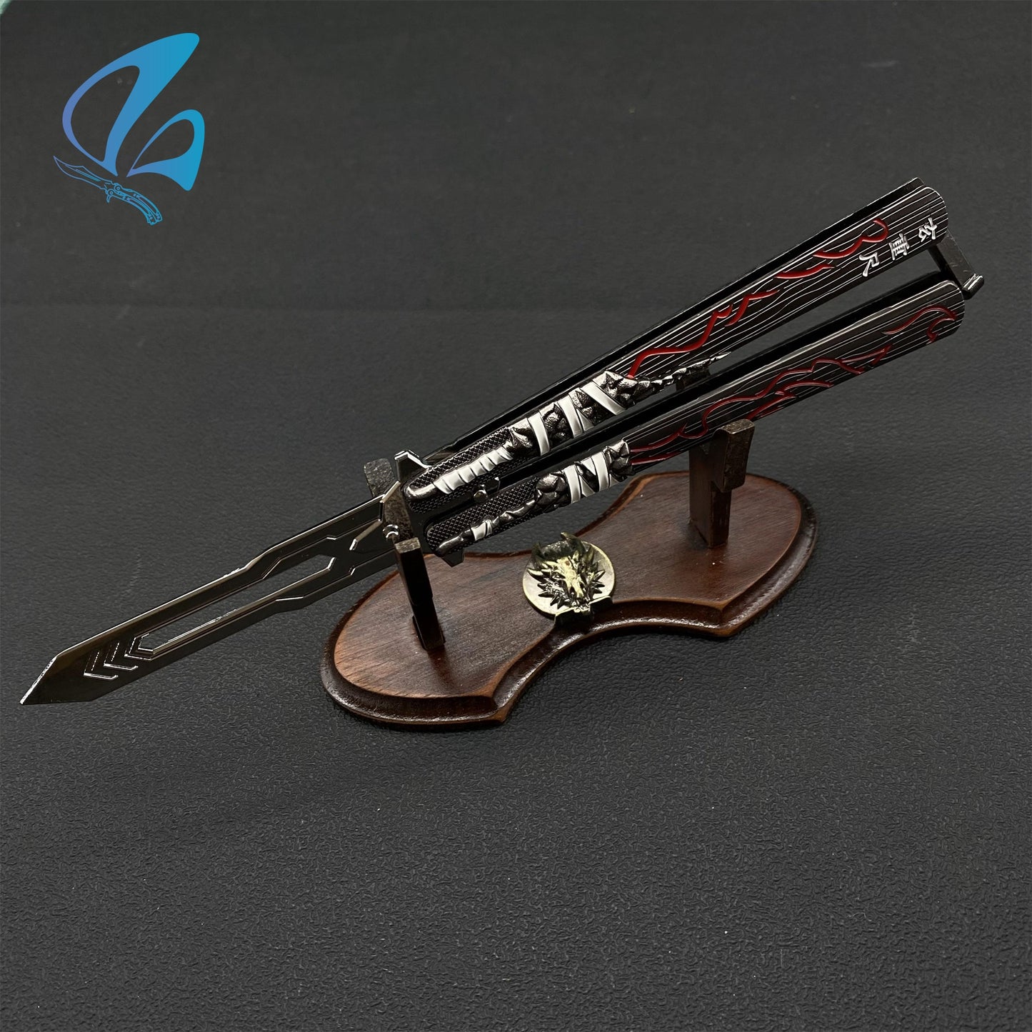 Xuanchongchi Butterfly Knife Cool Sword Balisong Fan Art For Display Only