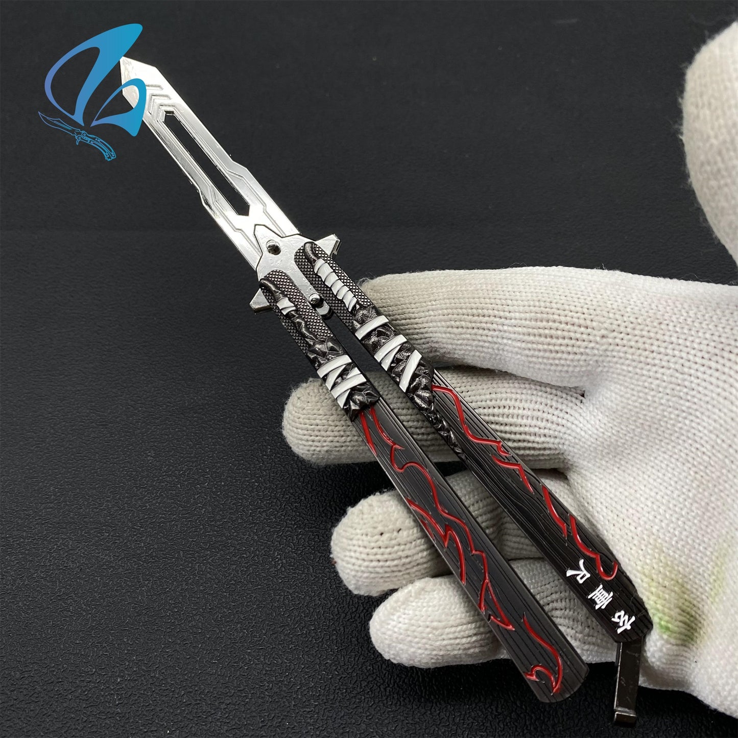 Xuanchongchi Butterfly Knife Cool Sword Balisong Fan Art For Display Only